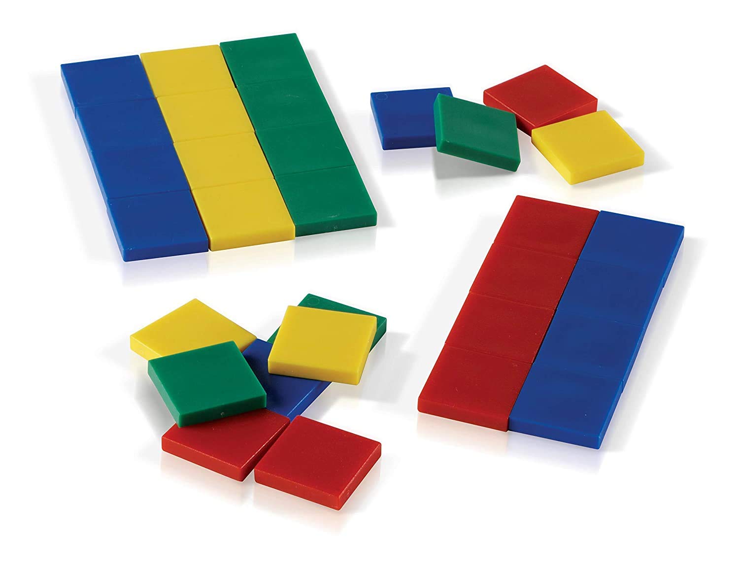 Foto 7 | Baldosas Cuadradas De Plástico De Colores Hand2mind De Math Manipulatives - Venta Internacional.