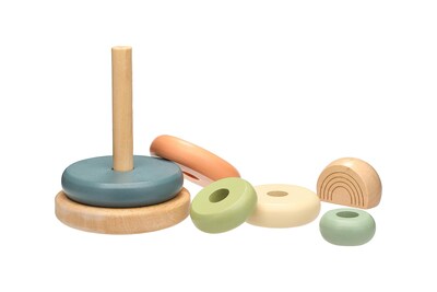 Foto 2 | Juguete Apilable Rainbow Toy Pearhead Para Bebés De 12 Meses O Más - Venta Internacional.
