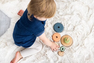 Foto 5 | Juguete Apilable Rainbow Toy Pearhead Para Bebés De 12 Meses O Más - Venta Internacional.