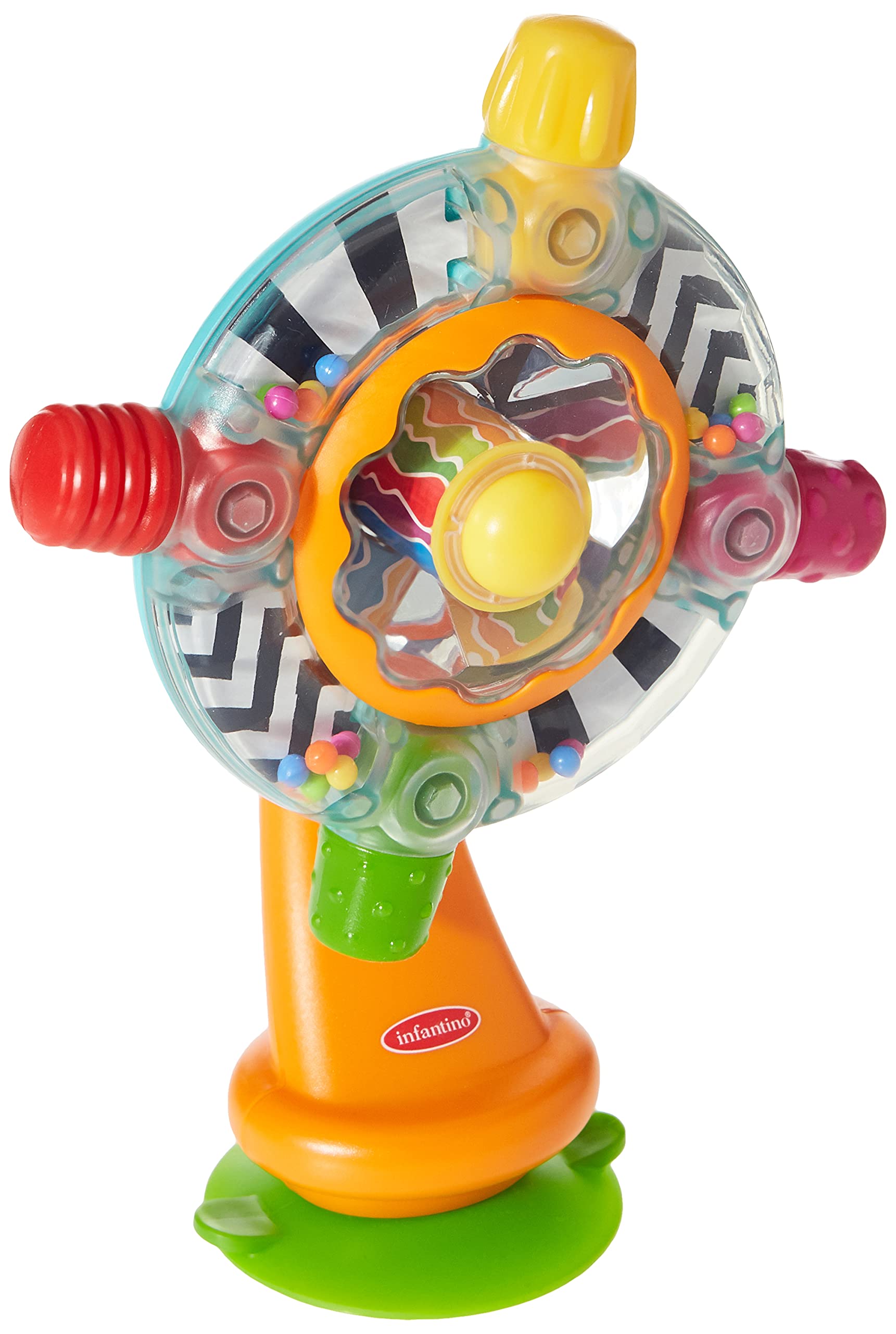 Rueda Giratoria Toy Infantino Stick And See Con Base De Ventosa - Venta Internacional.