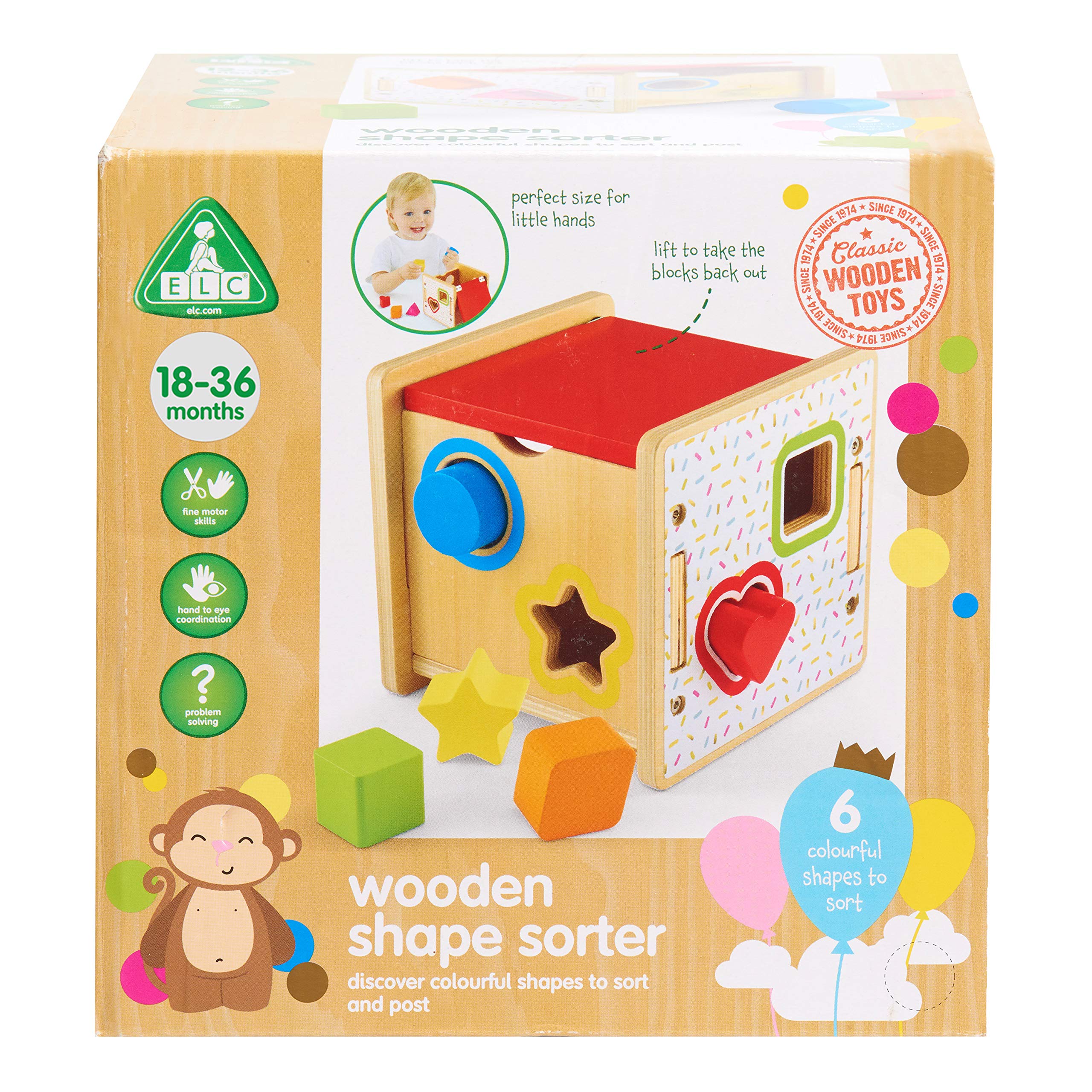 Foto 5 pulgar | Clasificador De Formas De Madera Toy Early Learning Centre Para Niños De Más De 18 M - Venta Internacional.