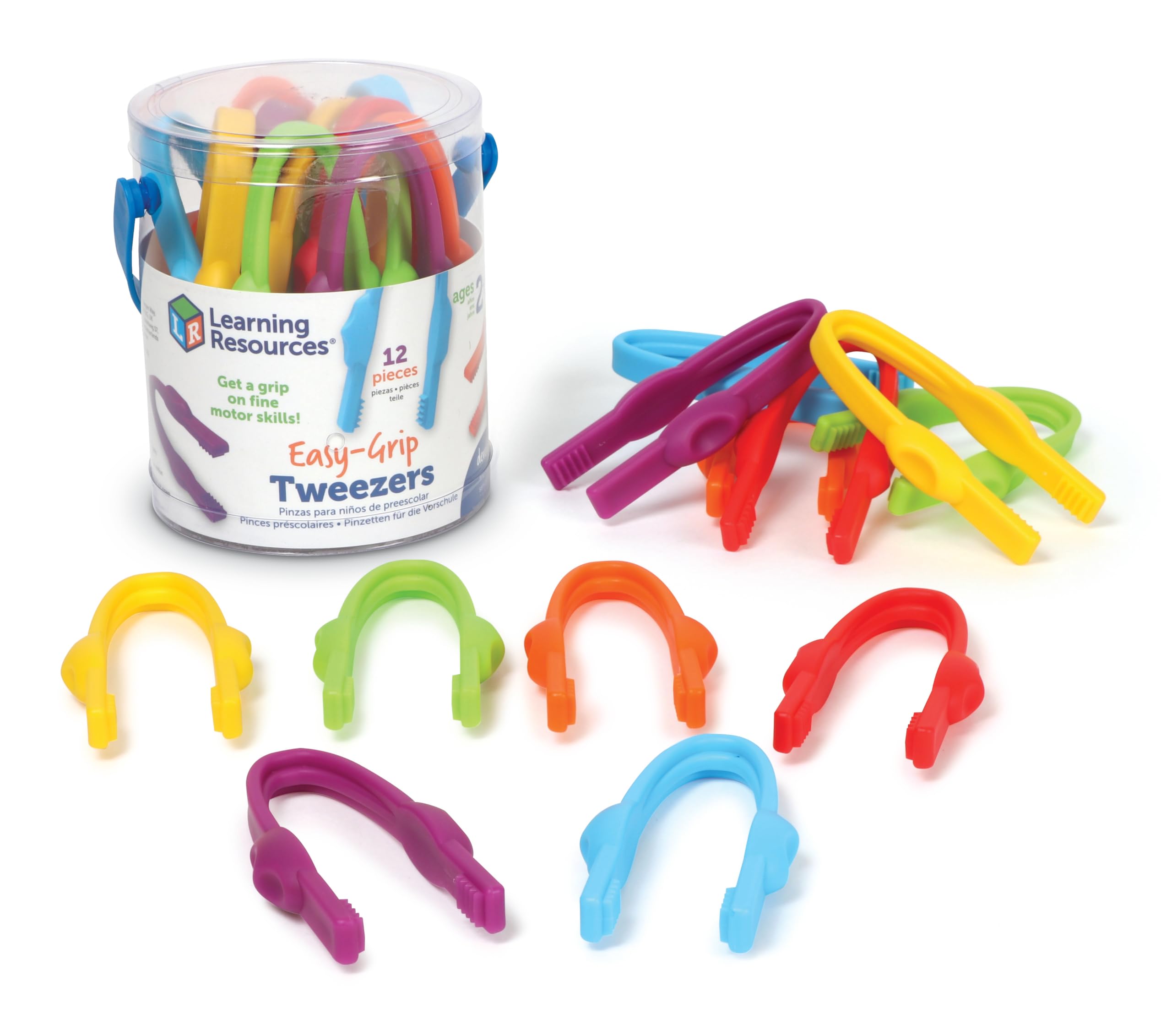Tweezers Learning Resources Easy-grip Preescolar De Más De 2 Años - Venta Internacional.