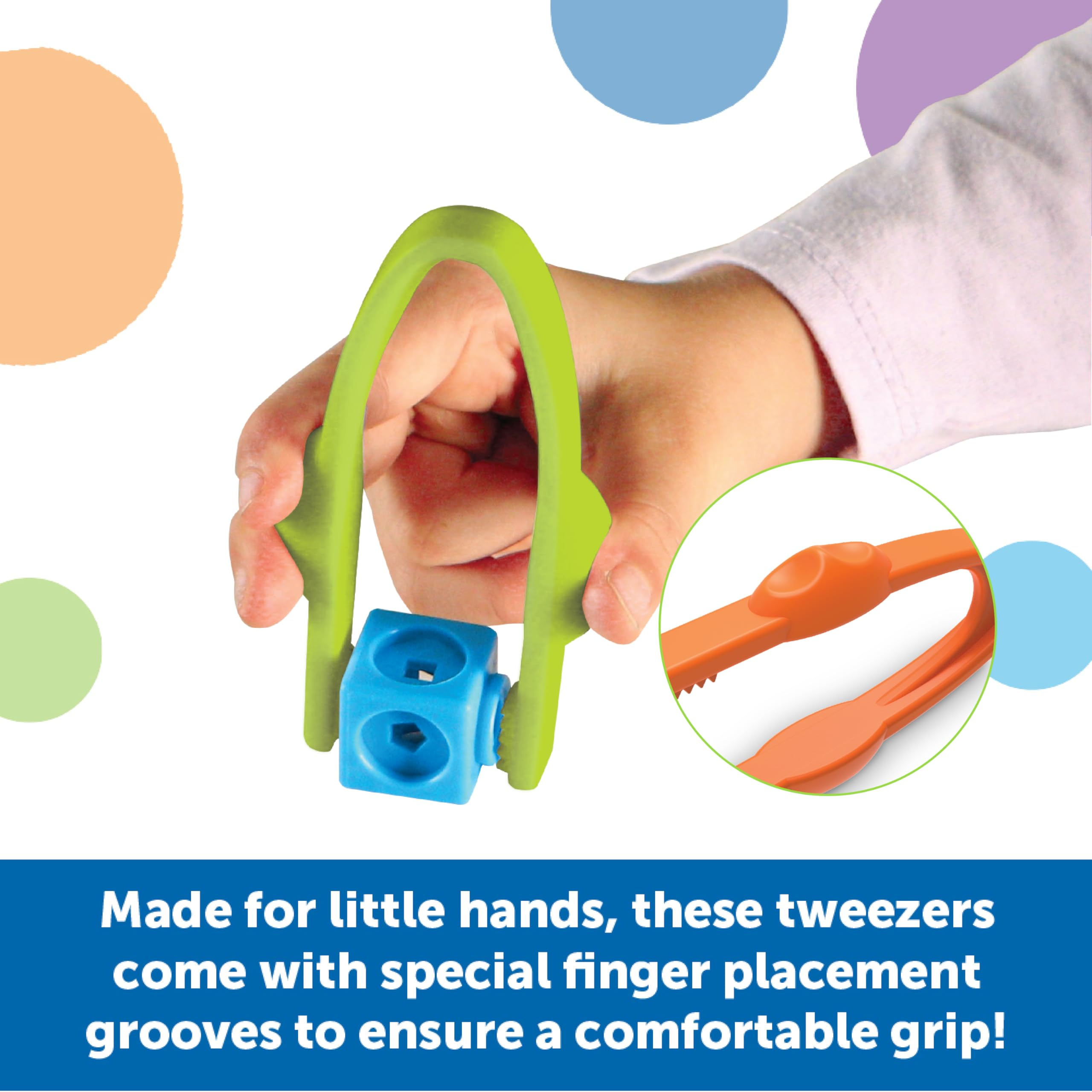 Foto 3 pulgar | Tweezers Learning Resources Easy-grip Preescolar De Más De 2 Años - Venta Internacional.