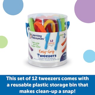 Foto 3 | Tweezers Learning Resources Easy-grip Preescolar De Más De 2 Años - Venta Internacional.