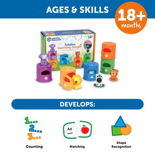 Foto 4 | Juguetes Didácticos | Recursos De Aprendizaje | Peekaboo Learning Jungle - Venta Internacional.