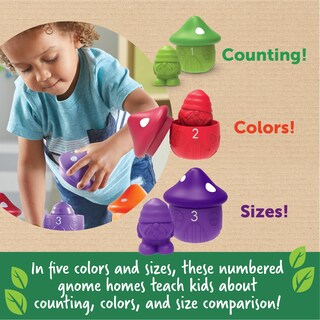 Foto 2 | Juguetes De Aprendizaje Preescolar | Recursos De Aprendizaje | Peekaboo Gnome Homes - Venta Internacional.