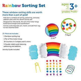 Foto 5 | Set De Clasificación Learning Resources Rainbow 37 Piezas Para Mayores De 3 Años - Venta Internacional.
