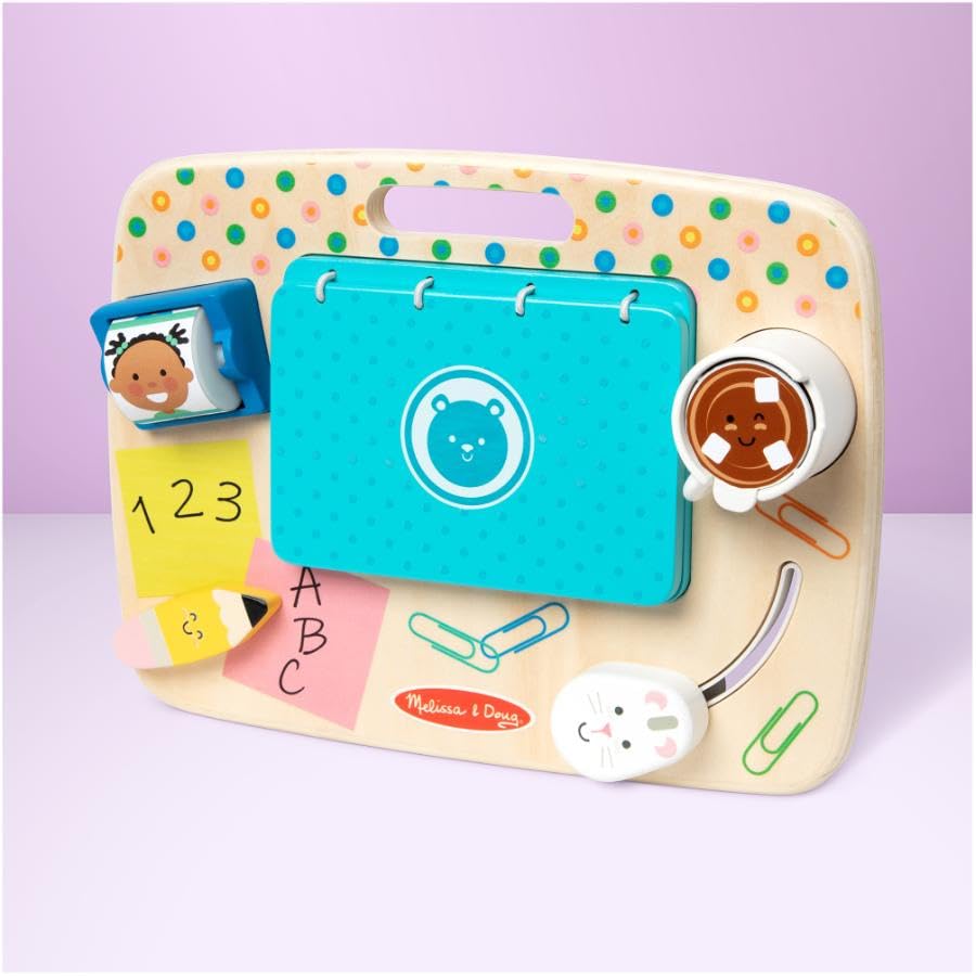 Foto 3 pulgar | Tablero De Actividades De Escritorio Toy Melissa & Doug De Madera Para Trabajar Y Jugar - Venta Internacional.