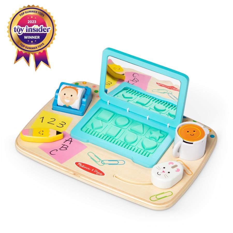 Foto 5 pulgar | Tablero De Actividades De Escritorio Toy Melissa & Doug De Madera Para Trabajar Y Jugar - Venta Internacional.