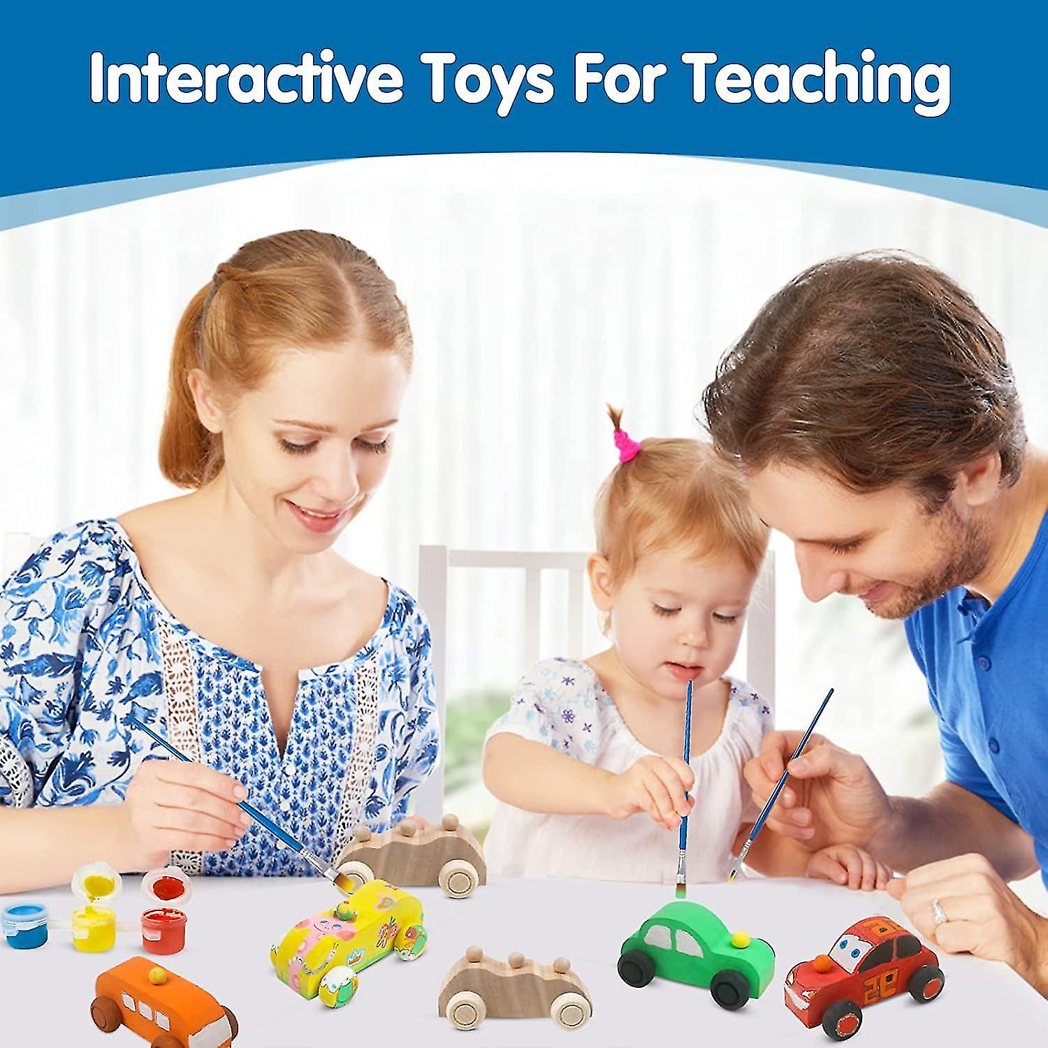 Foto 4 | Kit De Madera Para Manualidades, Juguete Educativo, Bricolaje, Sin Terminar, 2 Unidades - Venta Internacional.