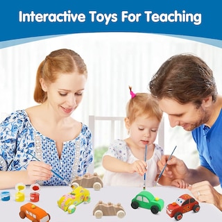 Foto 4 | Kit De Madera Para Manualidades, Juguete Educativo, Bricolaje, Sin Terminar, 2 Unidades - Venta Internacional.