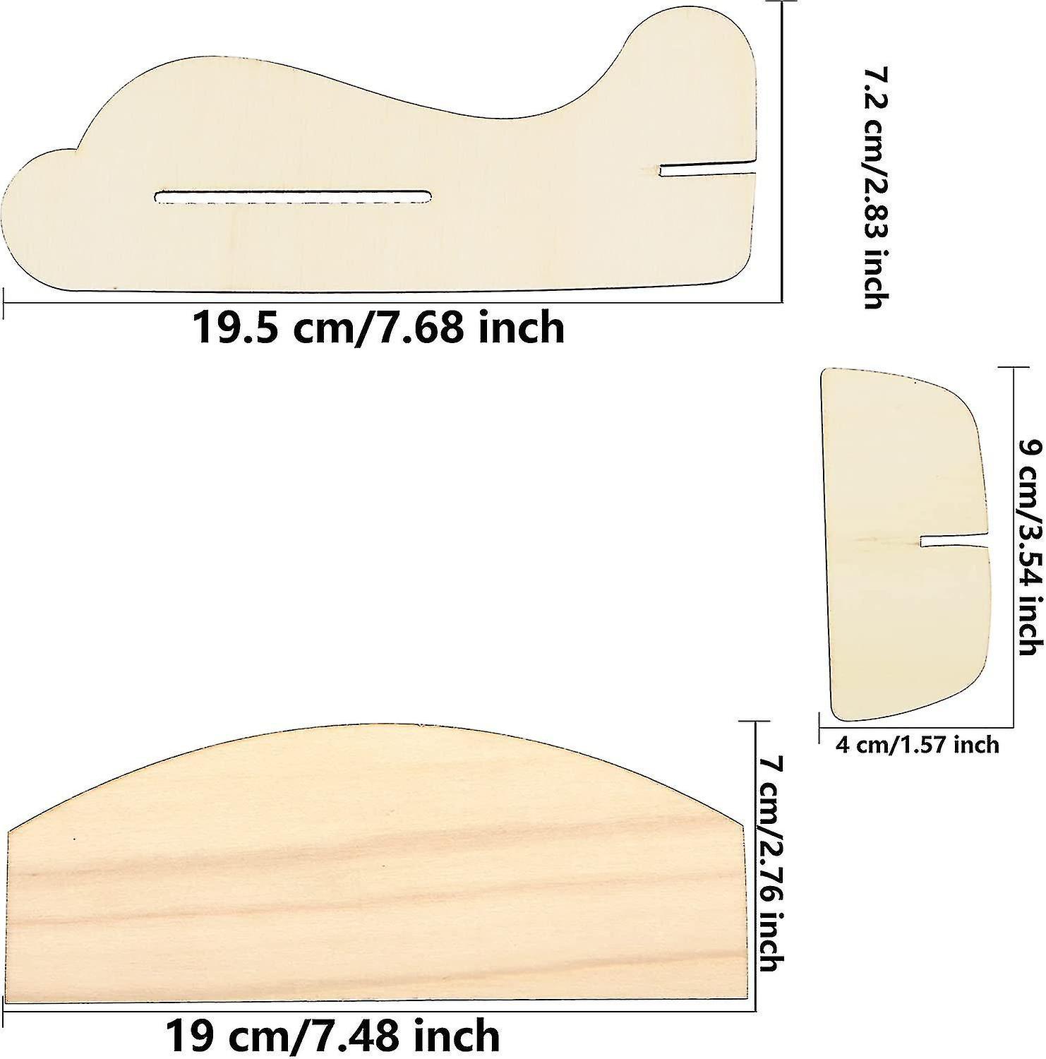 Foto 3 pulgar | Maqueta De Avión De Madera Diy, Sin Terminar, 16 Piezas Para Niños - Venta Internacional.