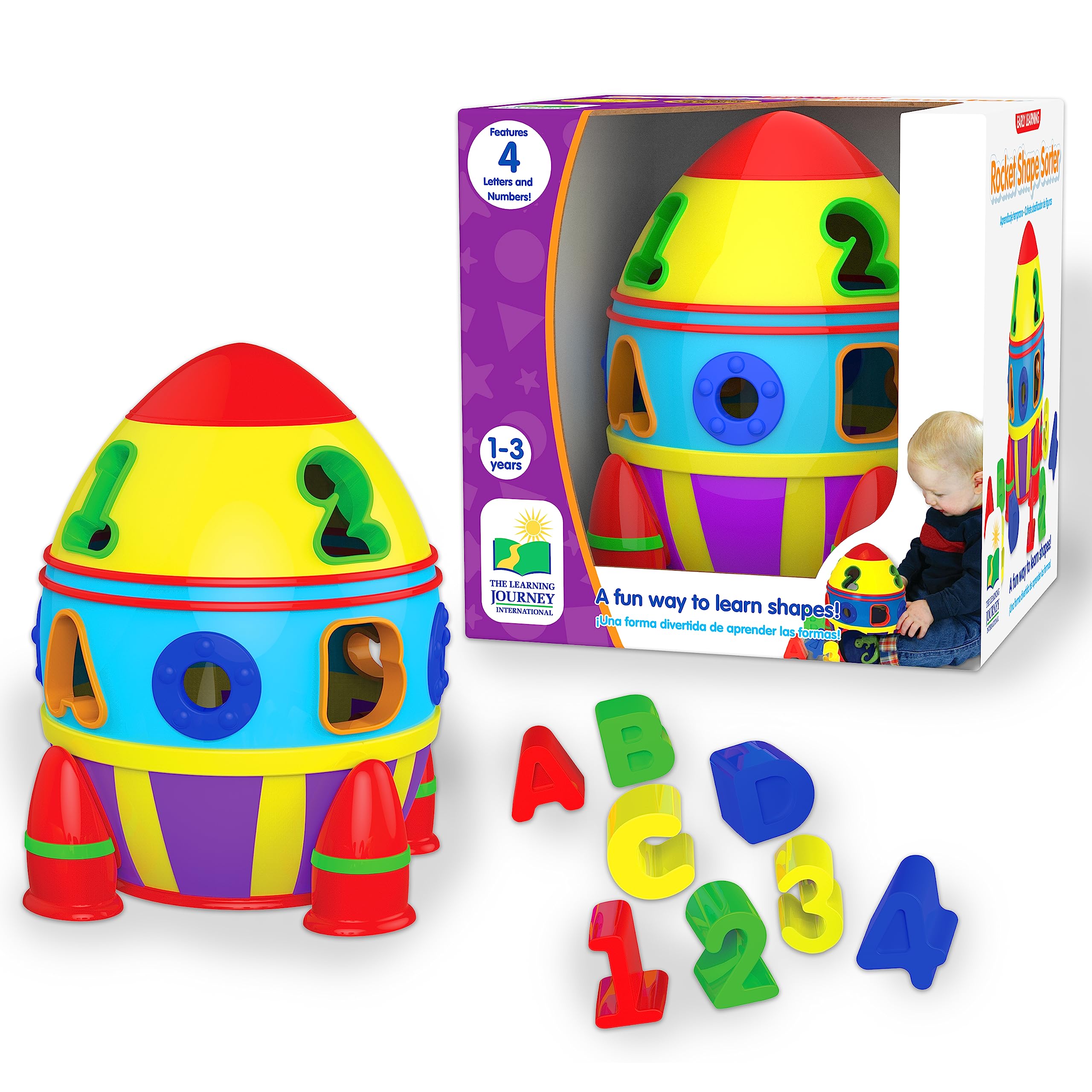 Foto 2 pulgar | Shape Sorter The Learning Journey Rocket Early Learning - Venta Internacional.