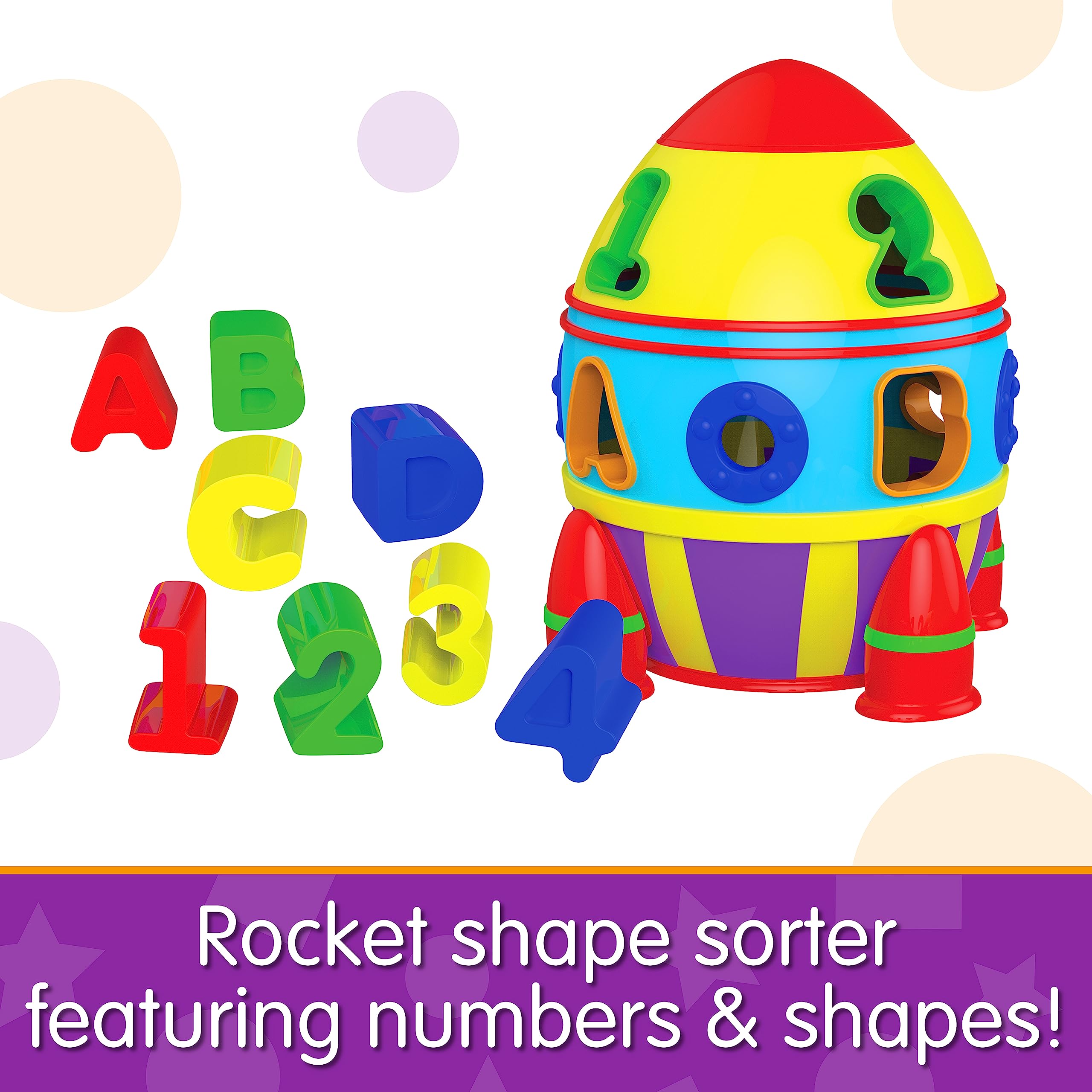 Foto 3 pulgar | Shape Sorter The Learning Journey Rocket Early Learning - Venta Internacional.