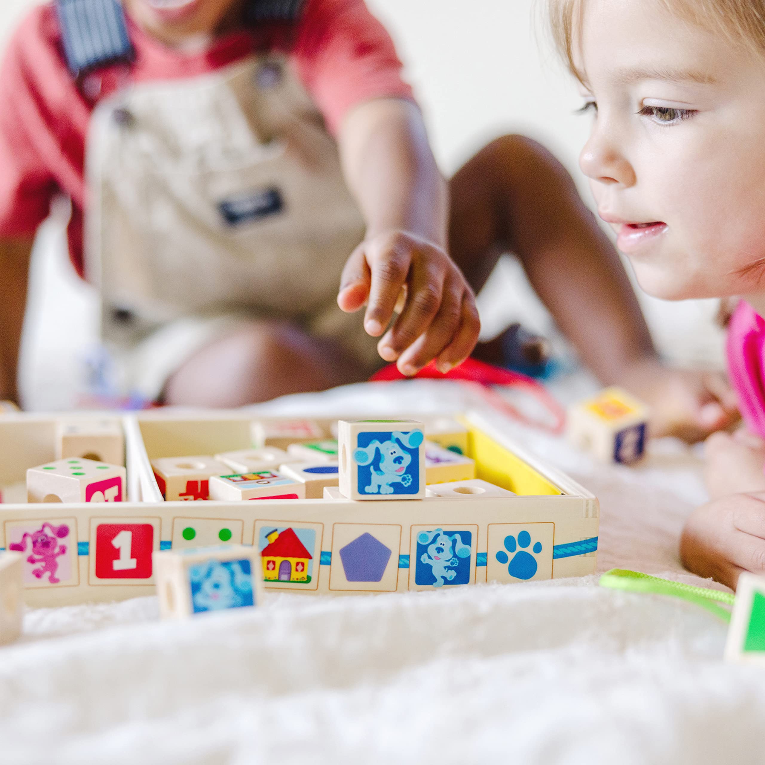 Foto 6 pulgar | Lacing Beads ¡clues & You De Melissa Y Doug Blue! 25 Cuentas Y 4 Cordones - Venta Internacional.