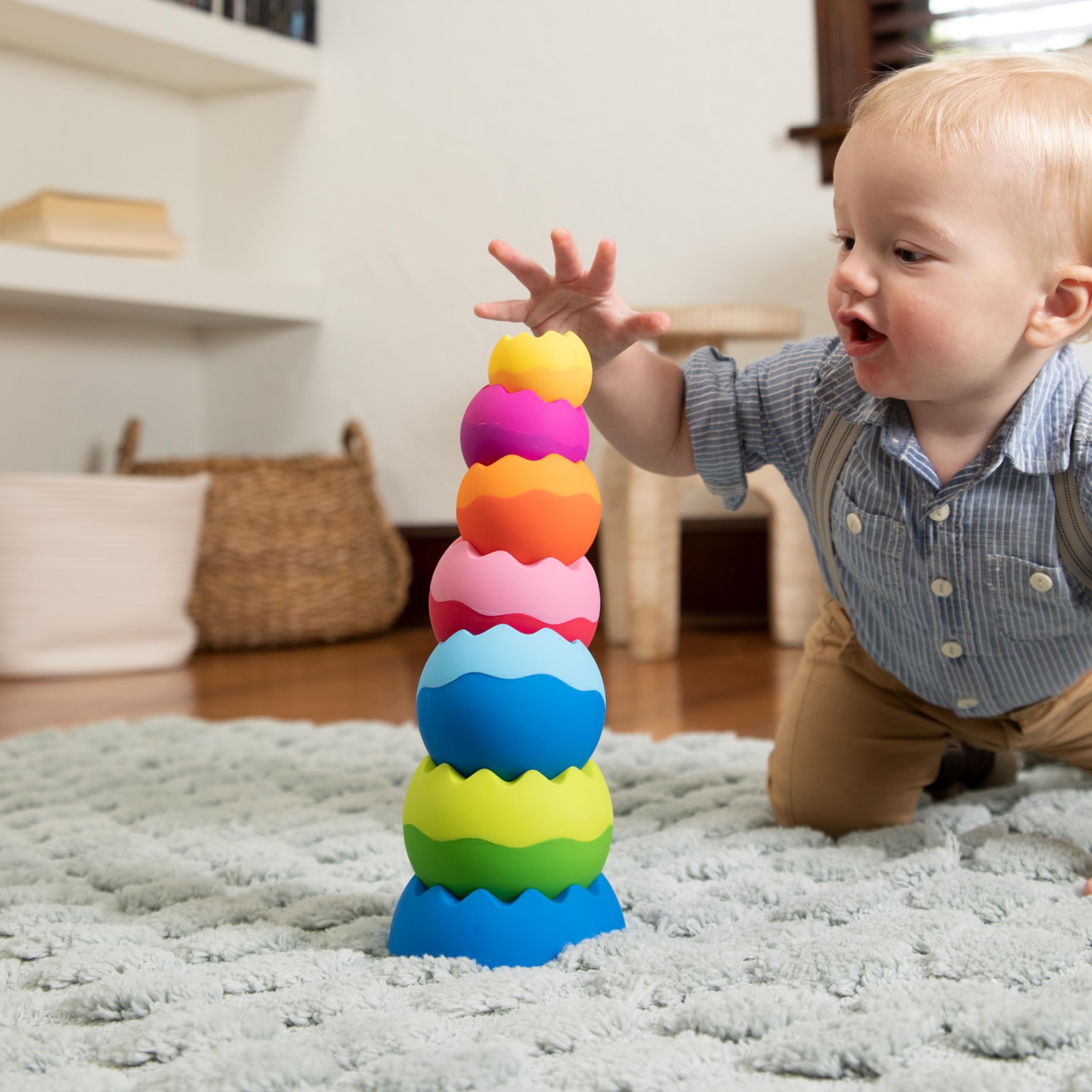 Foto 2 | Toy Fat Brain Toys Tobbles Neo Con 6 Esferas Apilables - Venta Internacional.
