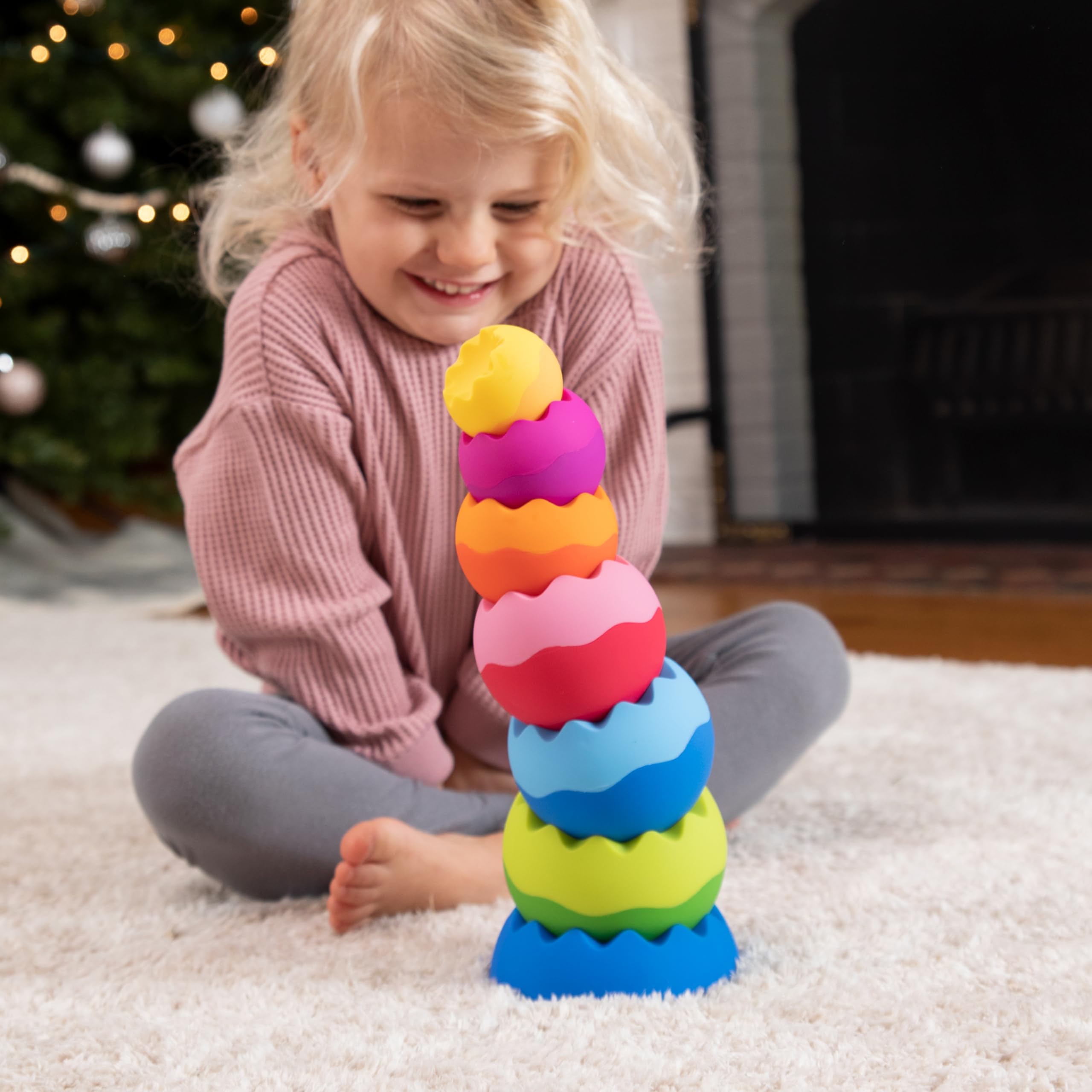 Foto 4 pulgar | Toy Fat Brain Toys Tobbles Neo Con 6 Esferas Apilables - Venta Internacional.
