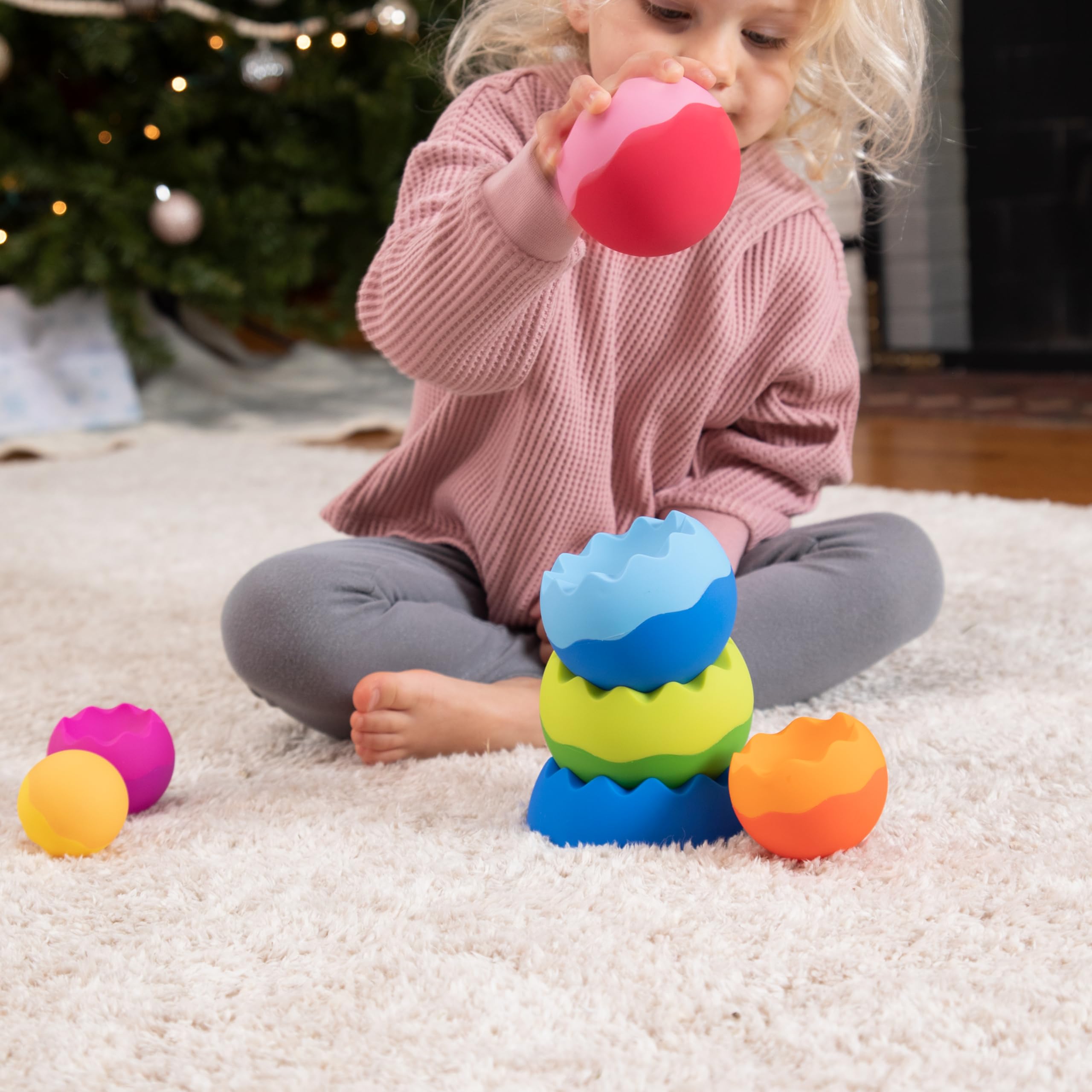 Foto 5 pulgar | Toy Fat Brain Toys Tobbles Neo Con 6 Esferas Apilables - Venta Internacional.