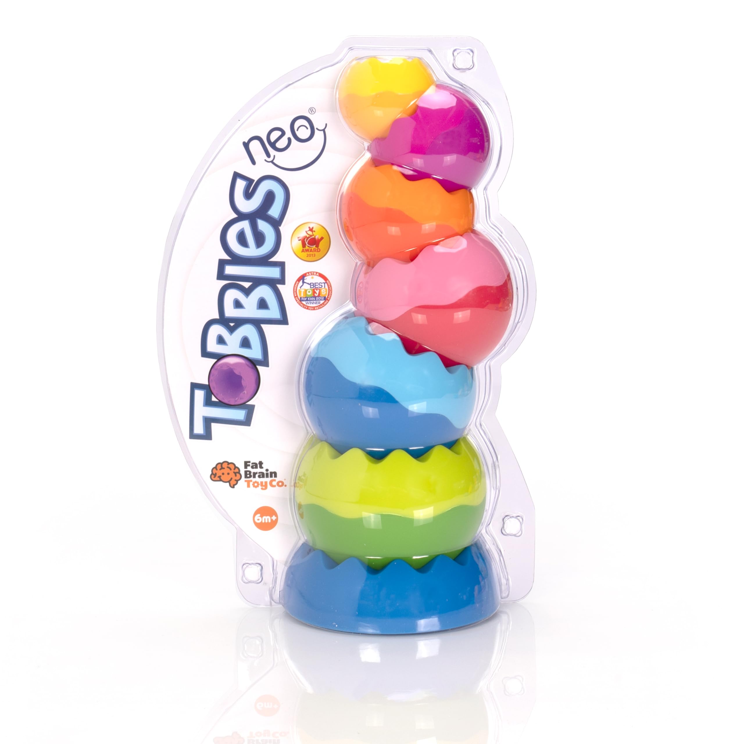 Foto 6 pulgar | Toy Fat Brain Toys Tobbles Neo Con 6 Esferas Apilables - Venta Internacional.