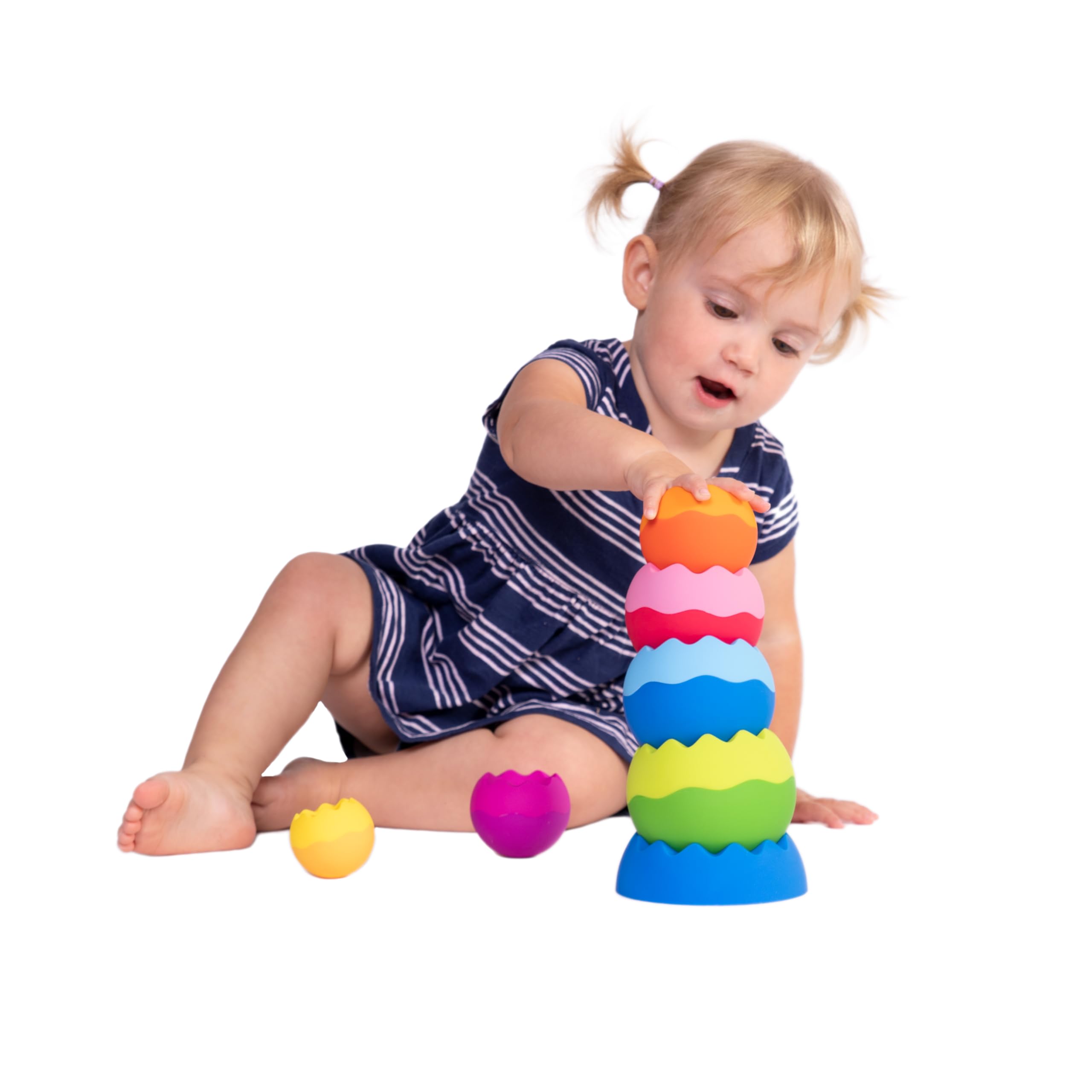 Foto 7 pulgar | Toy Fat Brain Toys Tobbles Neo Con 6 Esferas Apilables - Venta Internacional.