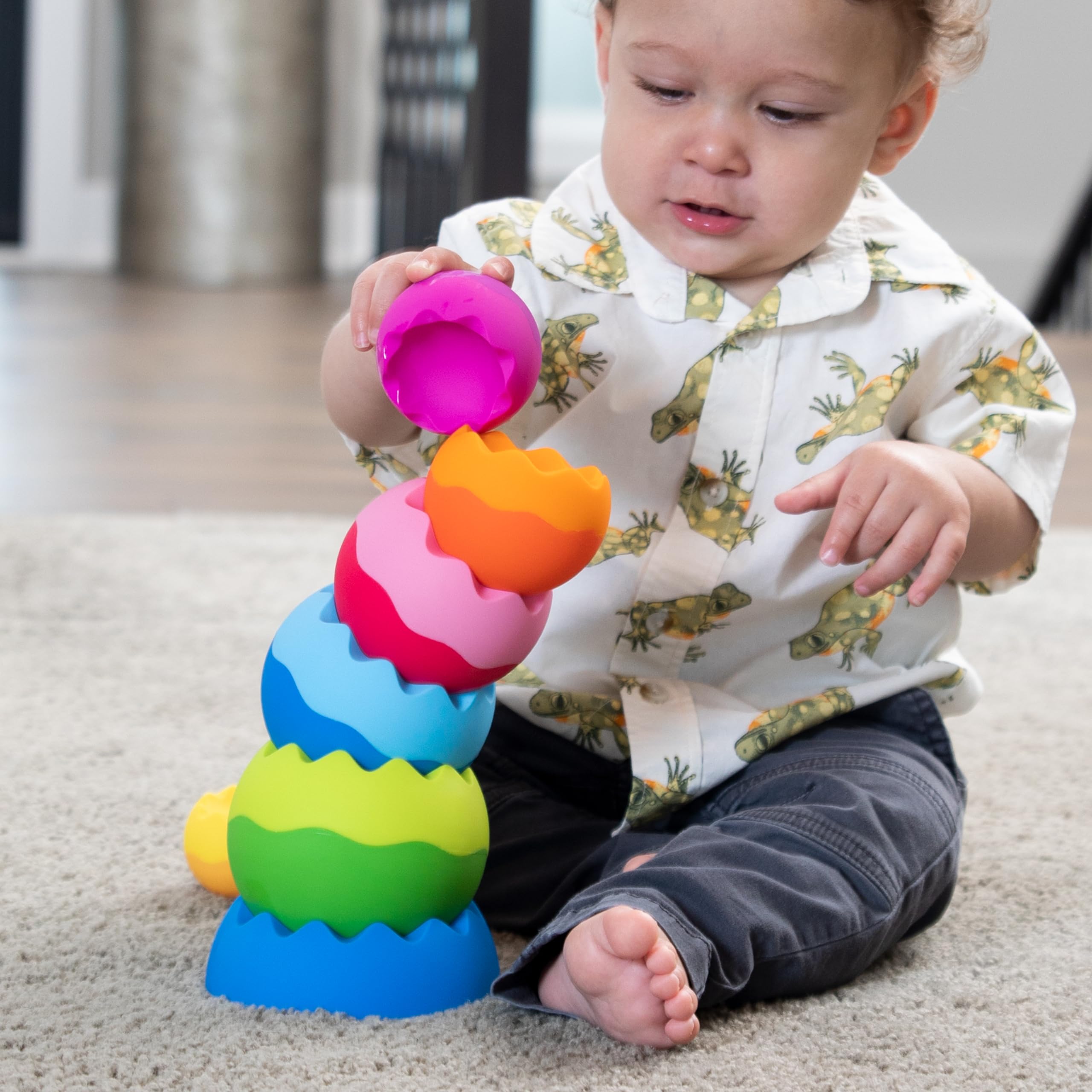 Foto 8 pulgar | Toy Fat Brain Toys Tobbles Neo Con 6 Esferas Apilables - Venta Internacional.