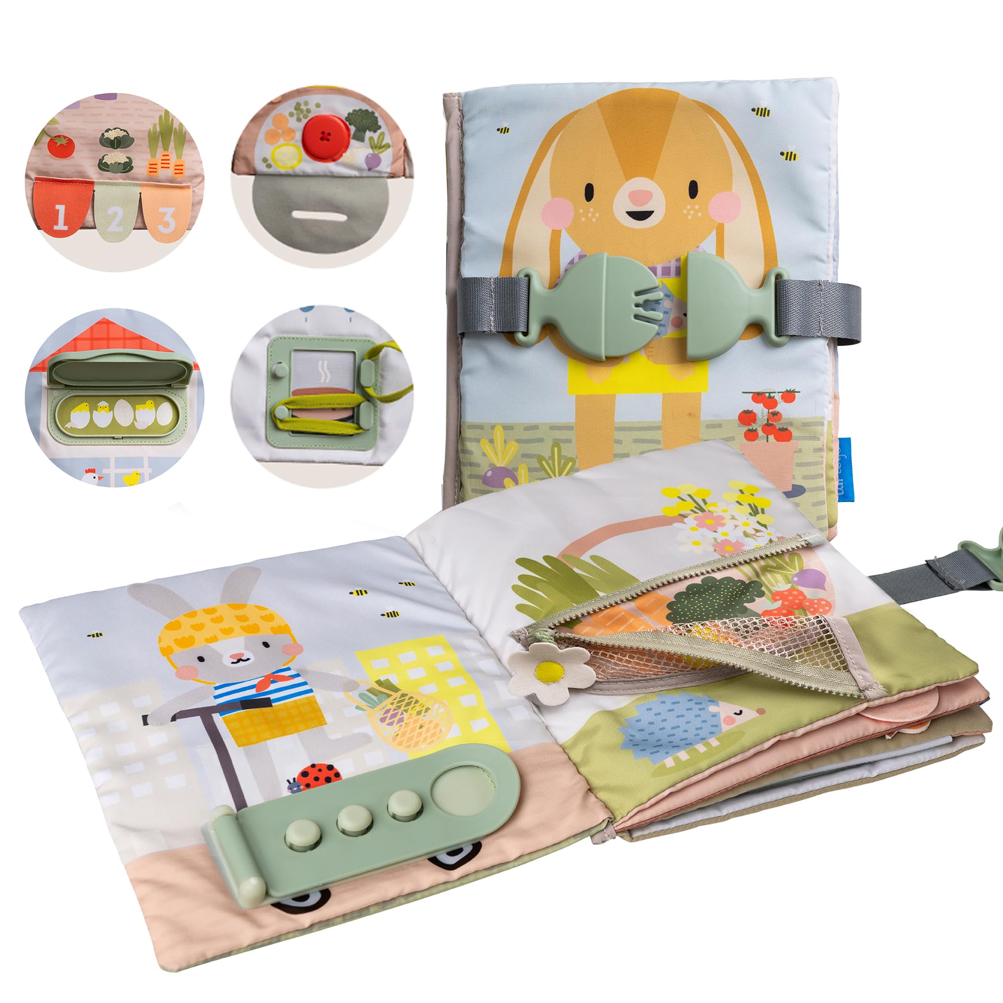 Foto 2 pulgar | Libro De Actividades Taf Toys Montessori Para 1 A 3 Años Con 12 Activ. - Venta Internacional.