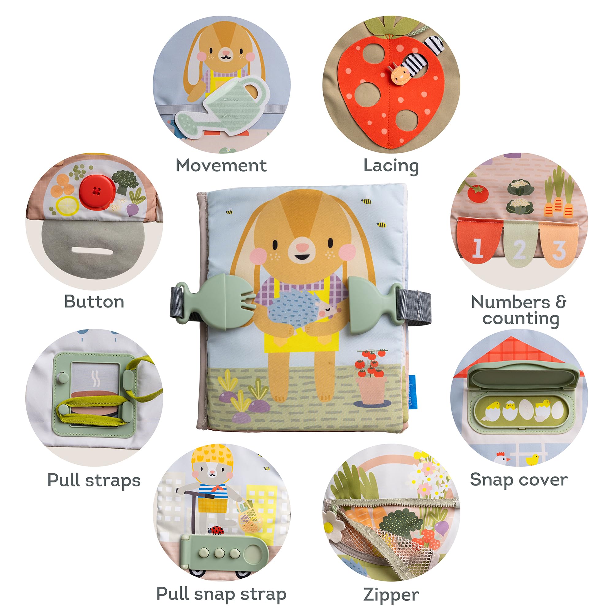 Foto 4 pulgar | Libro De Actividades Taf Toys Montessori Para 1 A 3 Años Con 12 Activ. - Venta Internacional.