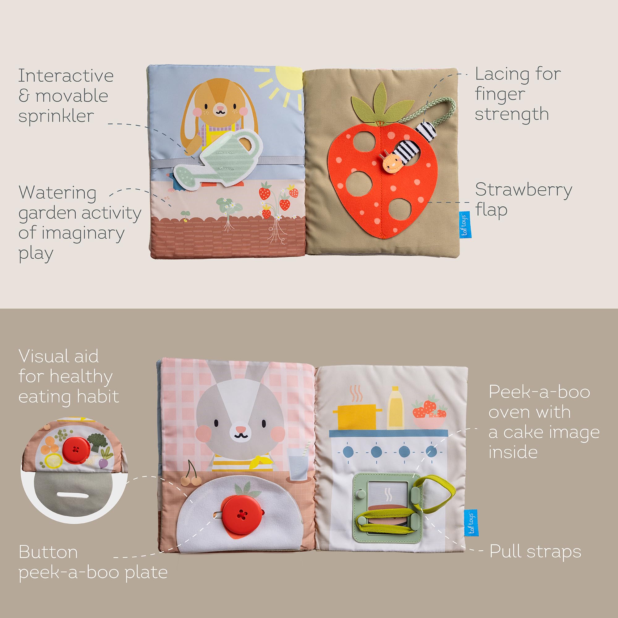 Foto 8 pulgar | Libro De Actividades Taf Toys Montessori Para 1 A 3 Años Con 12 Activ. - Venta Internacional.
