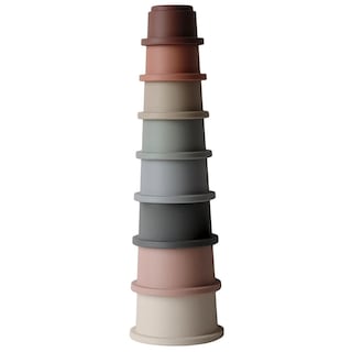 Foto 1 | Mushie De Juguete Stacking Cups Fabricado En Dinamarca Para Niños De 0 A 4 Años - Venta Internacional.