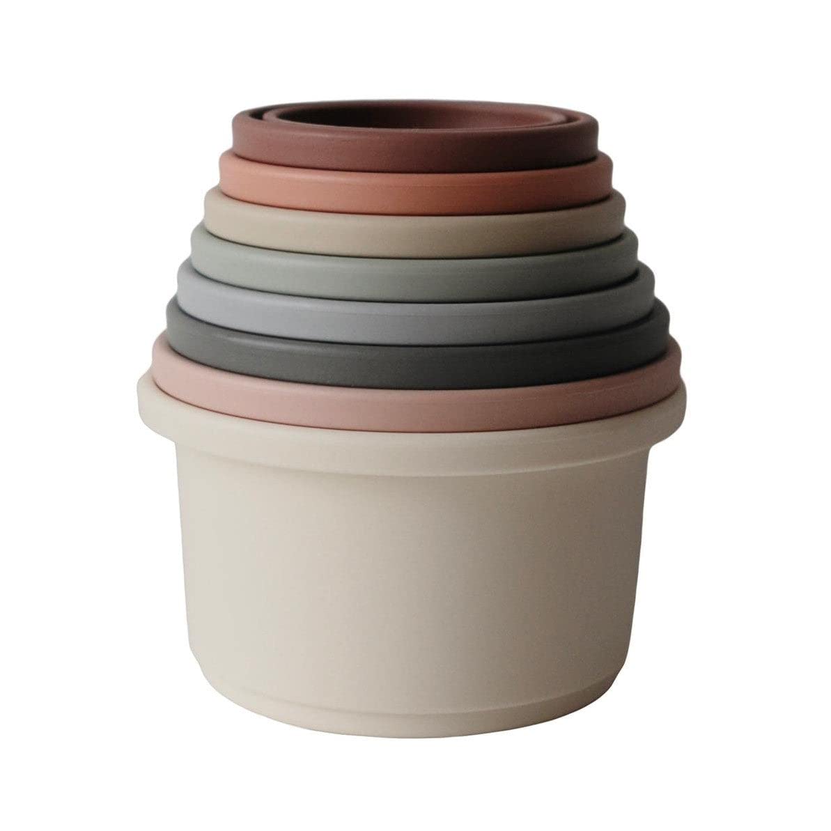 Foto 3 pulgar | Mushie De Juguete Stacking Cups Fabricado En Dinamarca Para Niños De 0 A 4 Años - Venta Internacional.