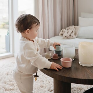 Foto 4 | Mushie De Juguete Stacking Cups Fabricado En Dinamarca Para Niños De 0 A 4 Años - Venta Internacional.