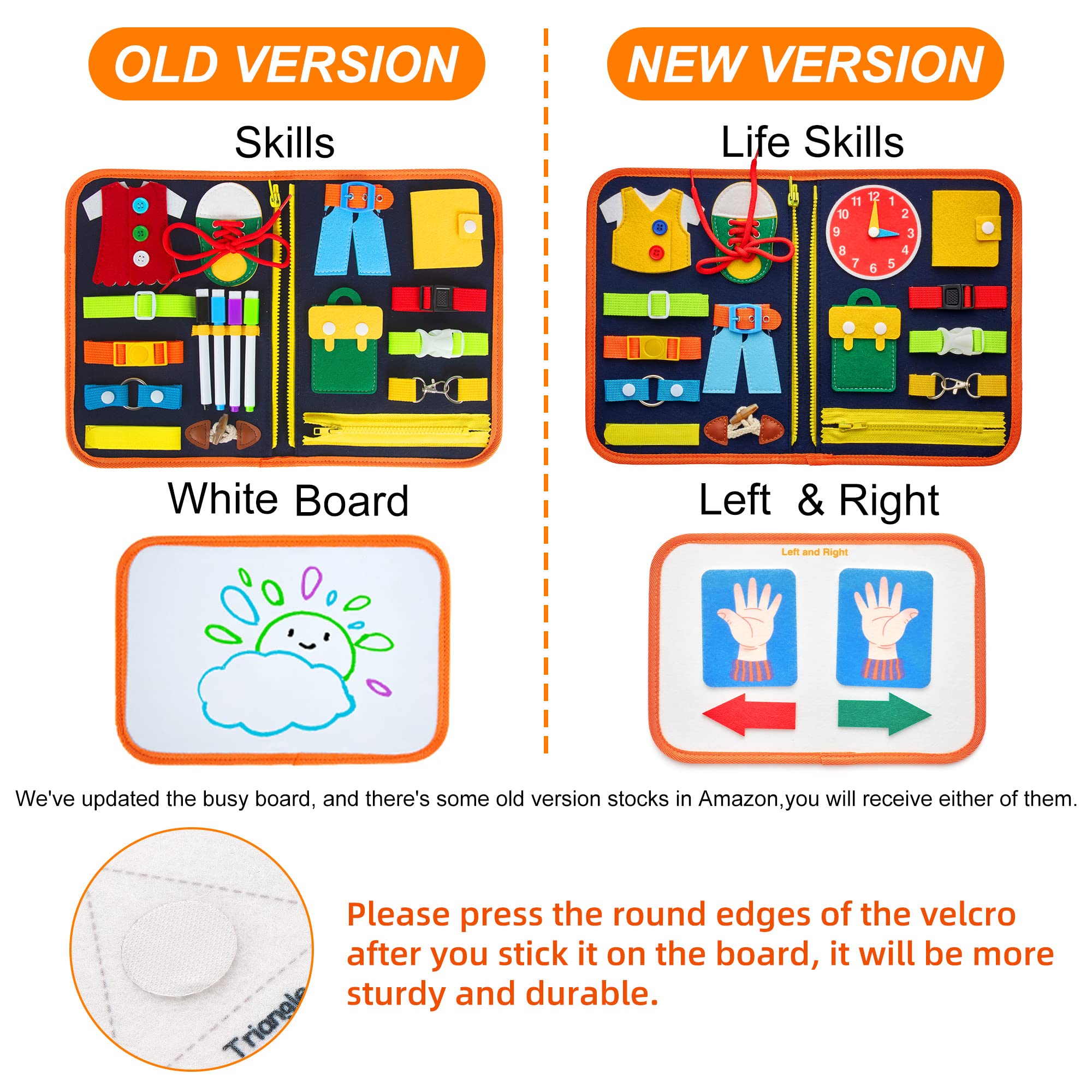Foto 4 pulgar | Juguete Sensorial De Viaje Busy Board Freebear Para Niños Pequeños De 1 A 4 Años - Venta Internacional.