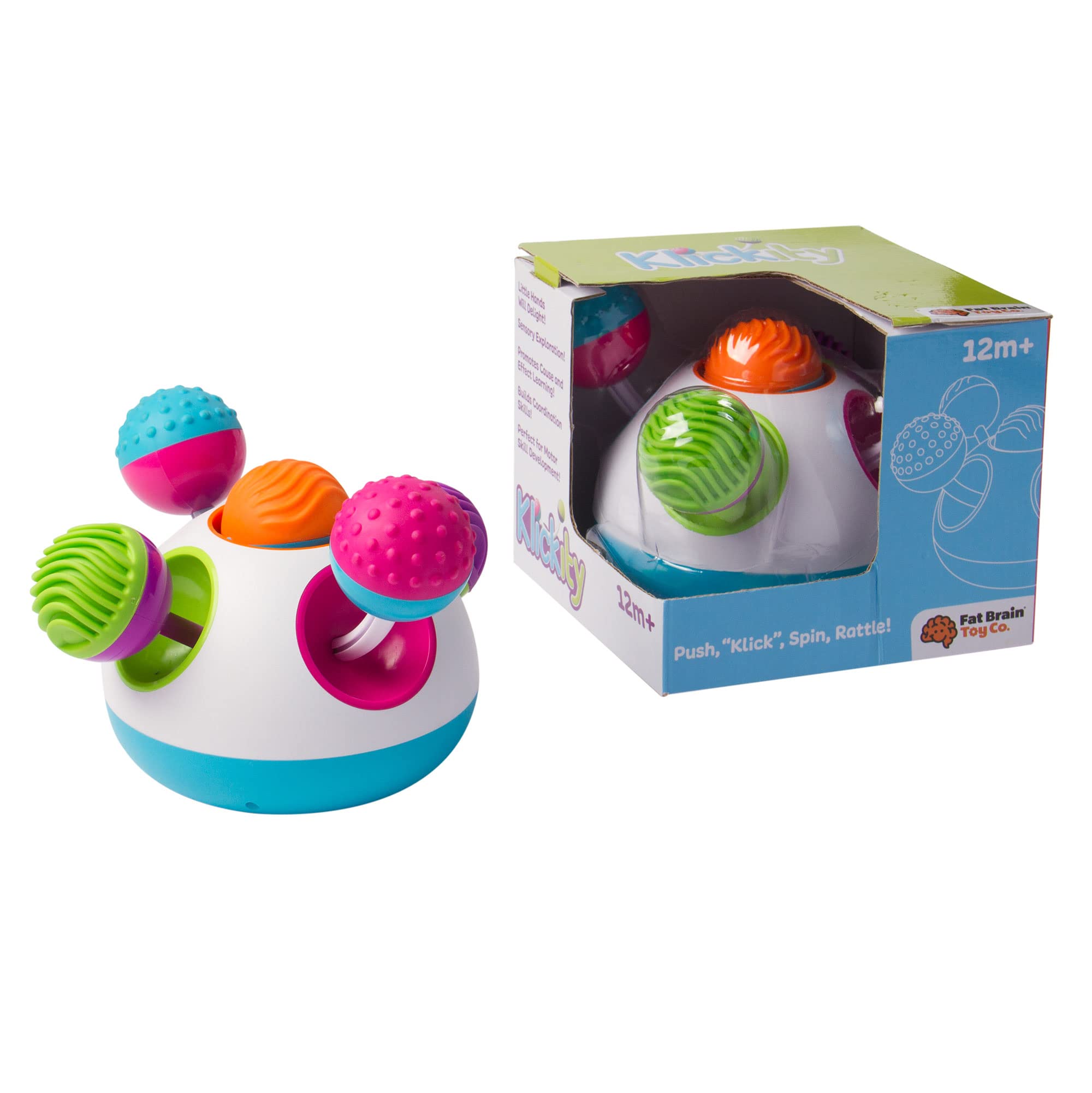 Foto 5 pulgar | Juguete Para Bebés Fat Brain Toys Klickity Con Exploración Sensorial - Venta Internacional.