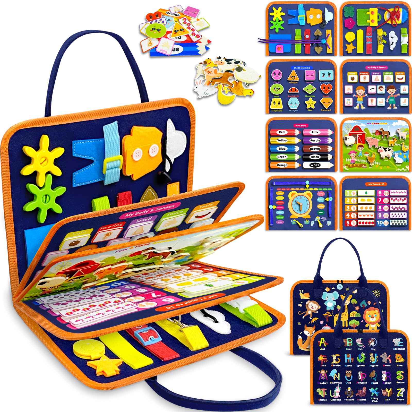 Foto 2 pulgar | Exorany De Busy Board Para Niños Pequeños De 1 A 4 Años, Educación Sensorial - Venta Internacional.