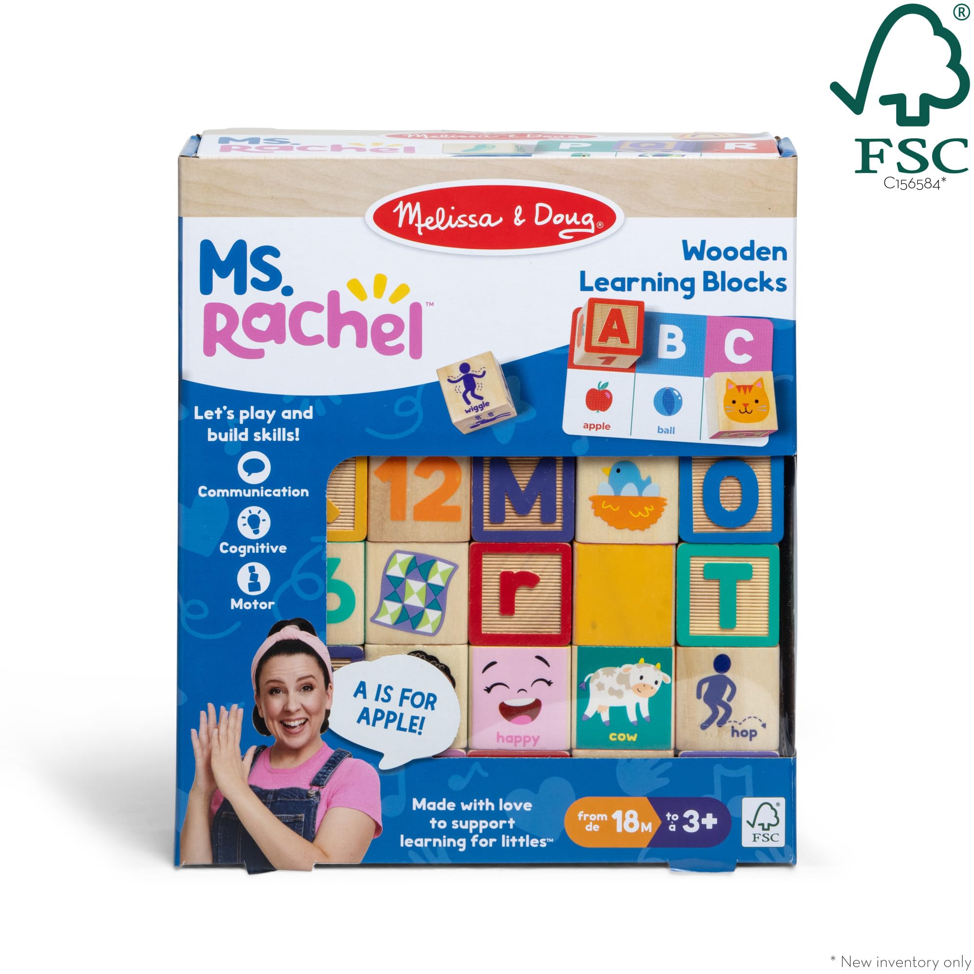 Foto 4 pulgar | Bloques De Madera Para Aprender A Partir De 18 Millones De Letras Melissa & Doug - Venta Internacional.