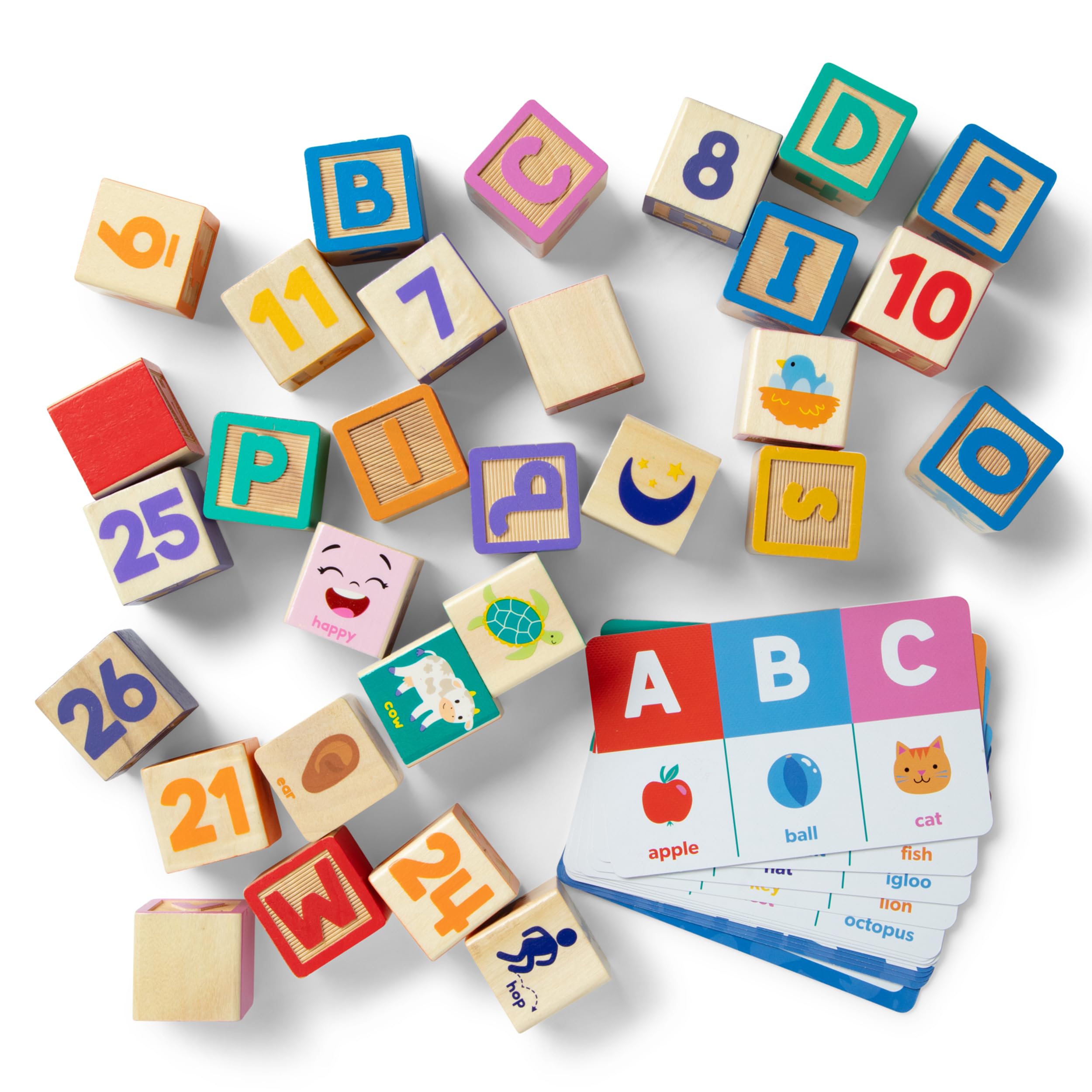 Foto 5 pulgar | Bloques De Madera Para Aprender A Partir De 18 Millones De Letras Melissa & Doug - Venta Internacional.
