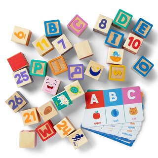 Foto 4 | Bloques De Madera Para Aprender A Partir De 18 Millones De Letras Melissa & Doug - Venta Internacional.