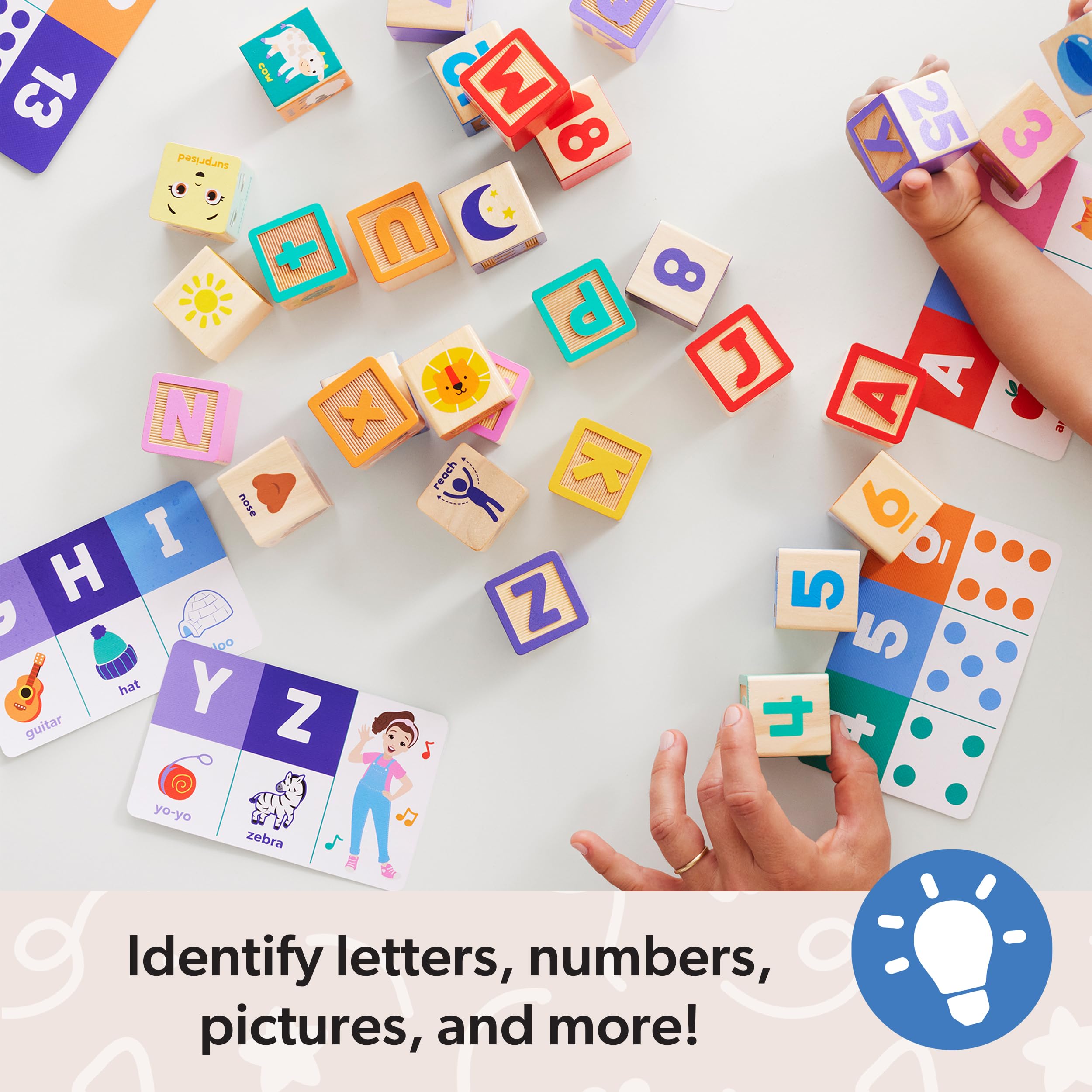Foto 6 pulgar | Bloques De Madera Para Aprender A Partir De 18 Millones De Letras Melissa & Doug - Venta Internacional.
