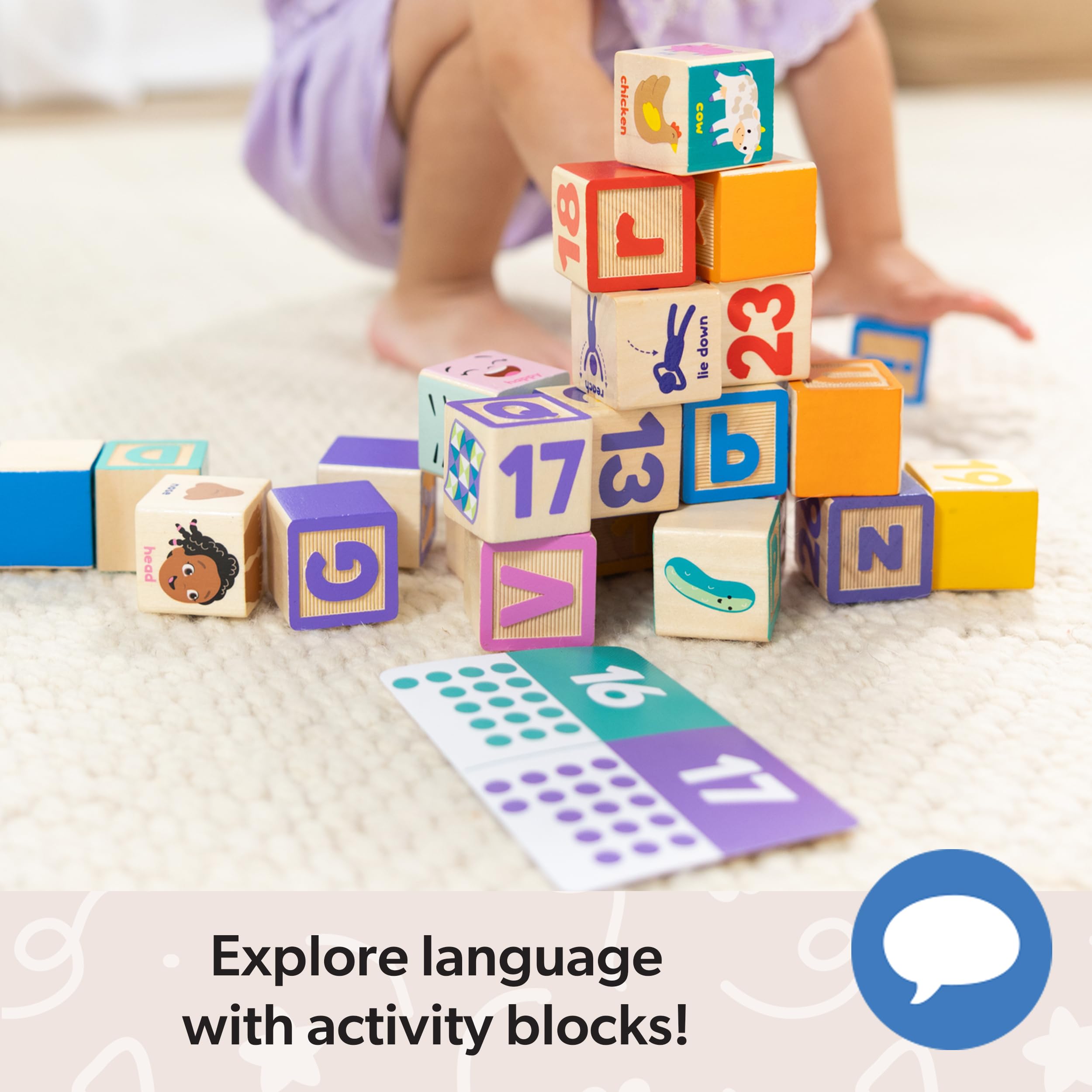 Foto 7 pulgar | Bloques De Madera Para Aprender A Partir De 18 Millones De Letras Melissa & Doug - Venta Internacional.