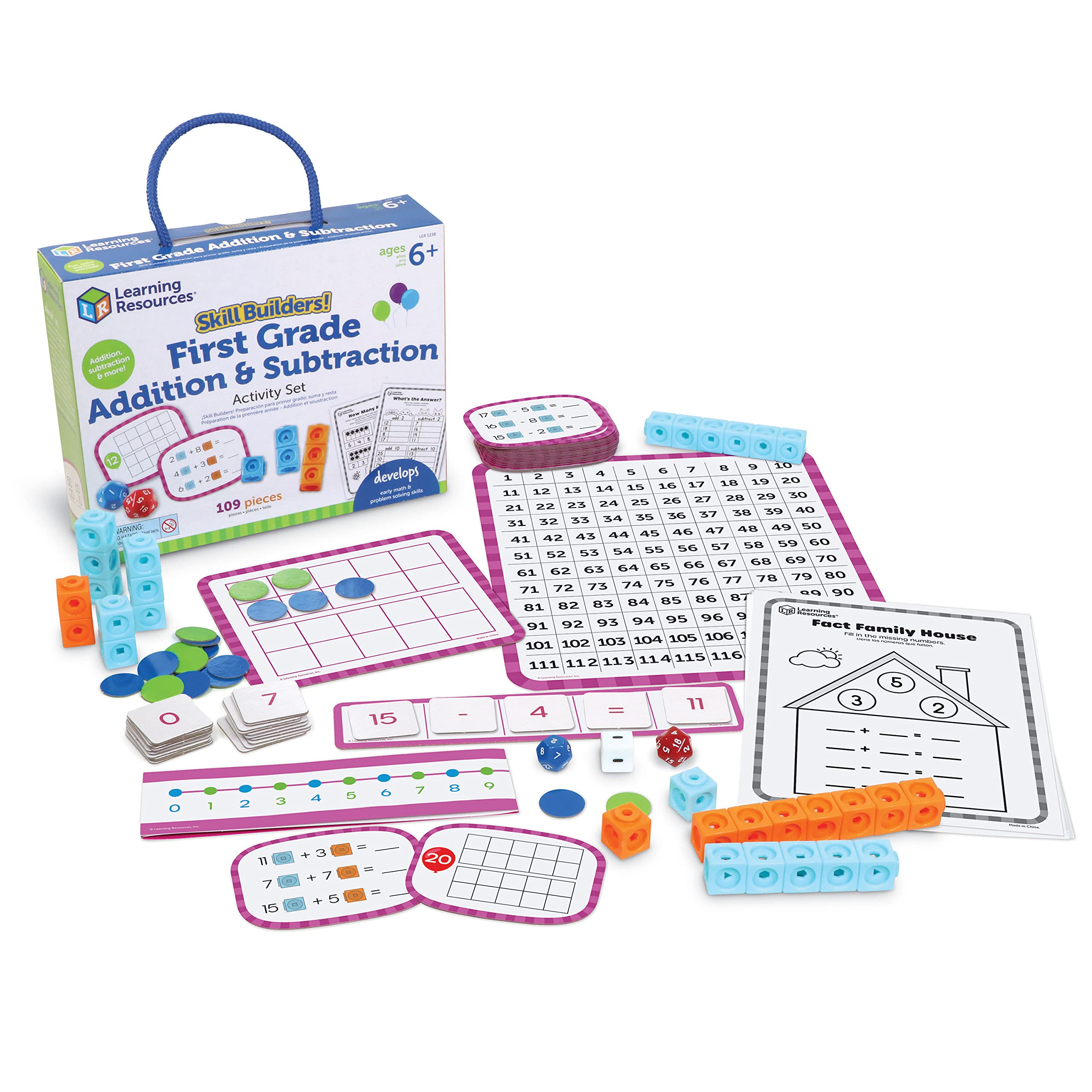 Currículo De Educación En El Hogar, Recursos De Aprendizaje Para Primer Grado, 109 Piezas - Venta Internacional.
