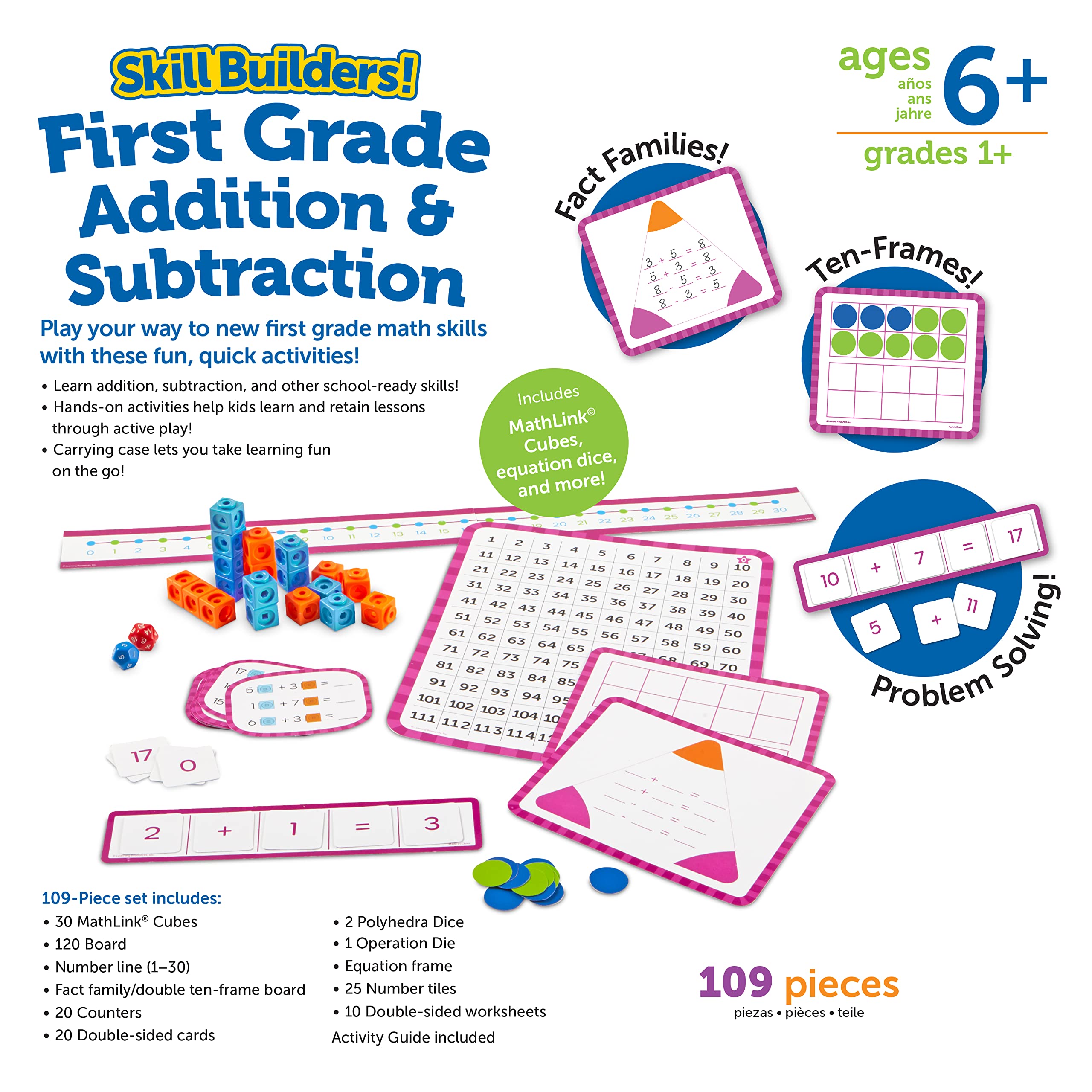 Foto 7 pulgar | Currículo De Educación En El Hogar, Recursos De Aprendizaje Para Primer Grado, 109 Piezas - Venta Internacional.