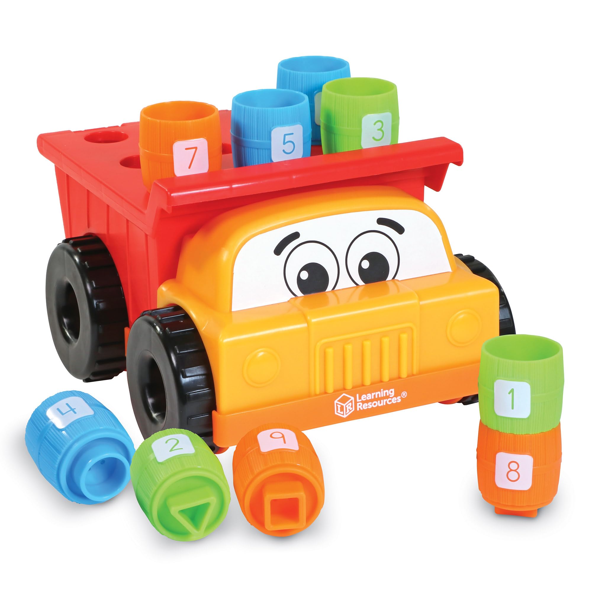 Camión Volquete Tony The Peg Stacker De Toy Learning Resources, Más De 18 Meses - Venta Internacional.