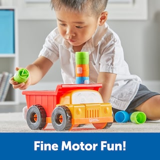 Foto 2 | Camión Volquete Tony The Peg Stacker De Toy Learning Resources, Más De 18 Meses - Venta Internacional.