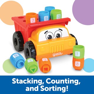 Foto 3 | Camión Volquete Tony The Peg Stacker De Toy Learning Resources, Más De 18 Meses - Venta Internacional.