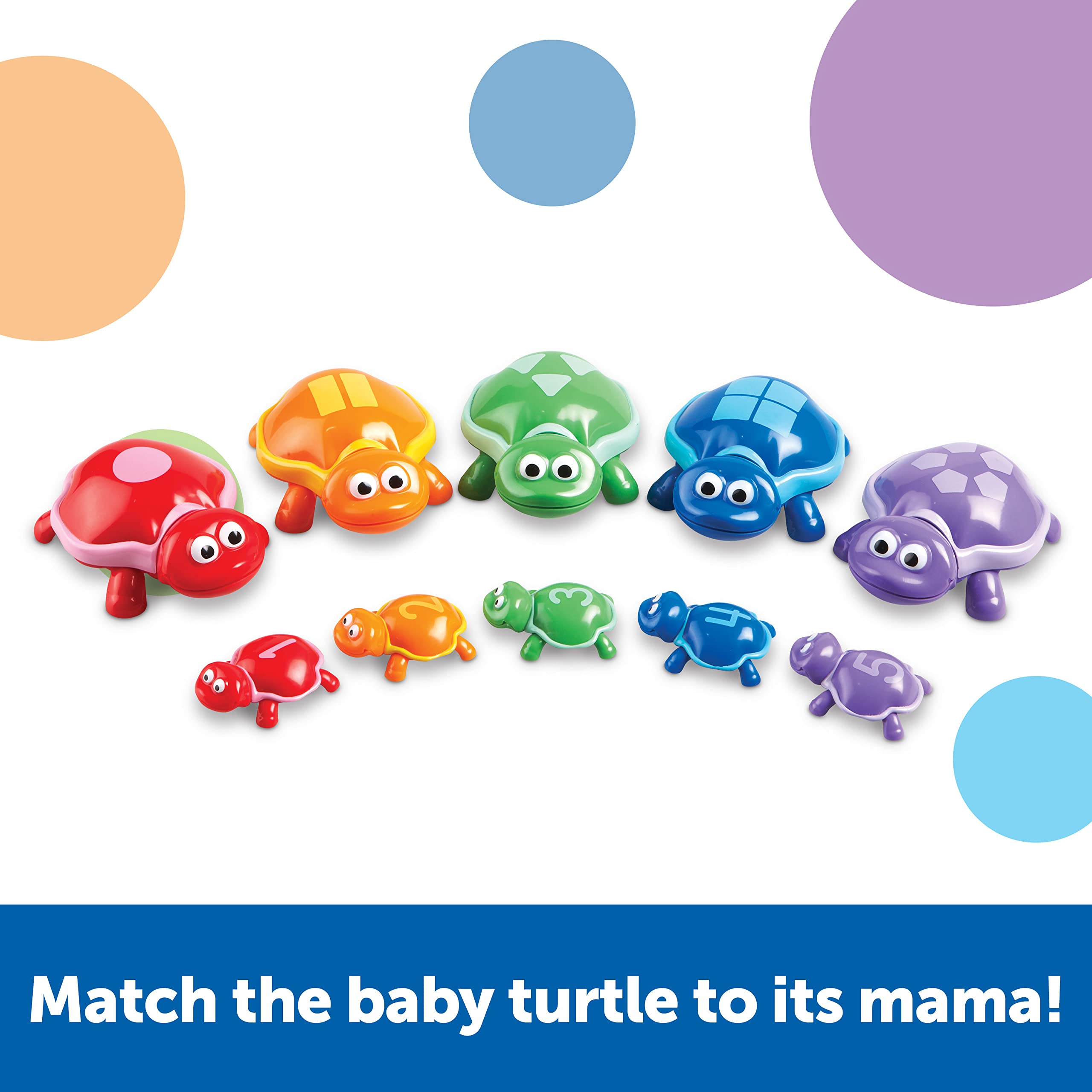 Foto 4 pulgar | Juego De 15 Piezas Con Números De Tortugas De Toy Learning Resources Para Mayores De 18 Meses - Venta Internacional.