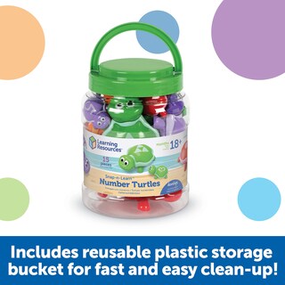Foto 4 | Juego De 15 Piezas Con Números De Tortugas De Toy Learning Resources Para Mayores De 18 Meses - Venta Internacional.