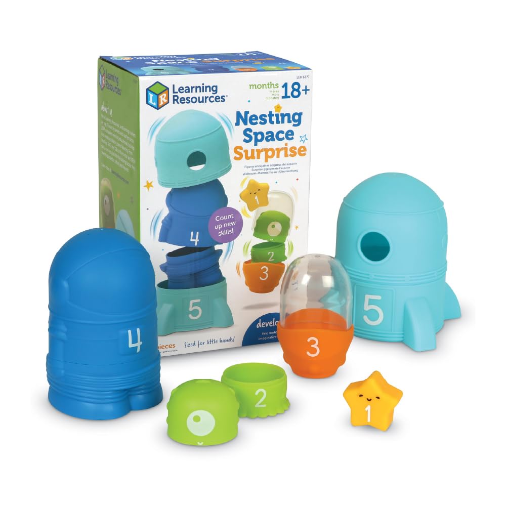 Toy Learning Resources Nesting Space Surprise A Partir De 18 Meses - Venta Internacional.