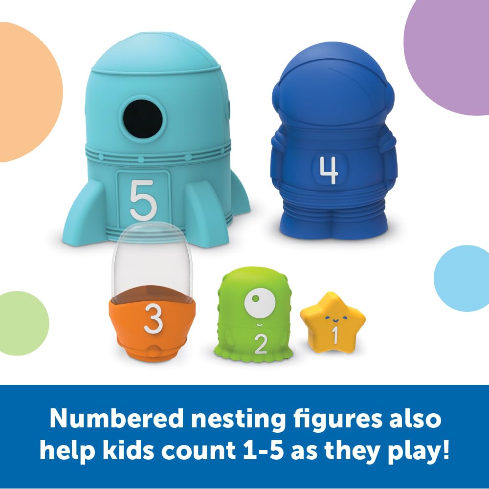 Foto 3 | Toy Learning Resources Nesting Space Surprise A Partir De 18 Meses - Venta Internacional.