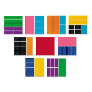 Foto 1 | Recursos De Aprendizaje Para Manipuladores De Fracciones Deluxe Rainbow - Venta Internacional.