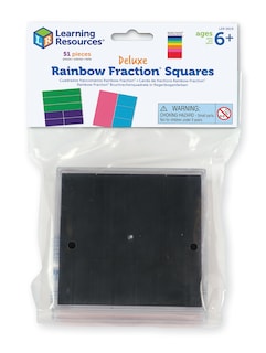 Foto 3 | Recursos De Aprendizaje Para Manipuladores De Fracciones Deluxe Rainbow - Venta Internacional.